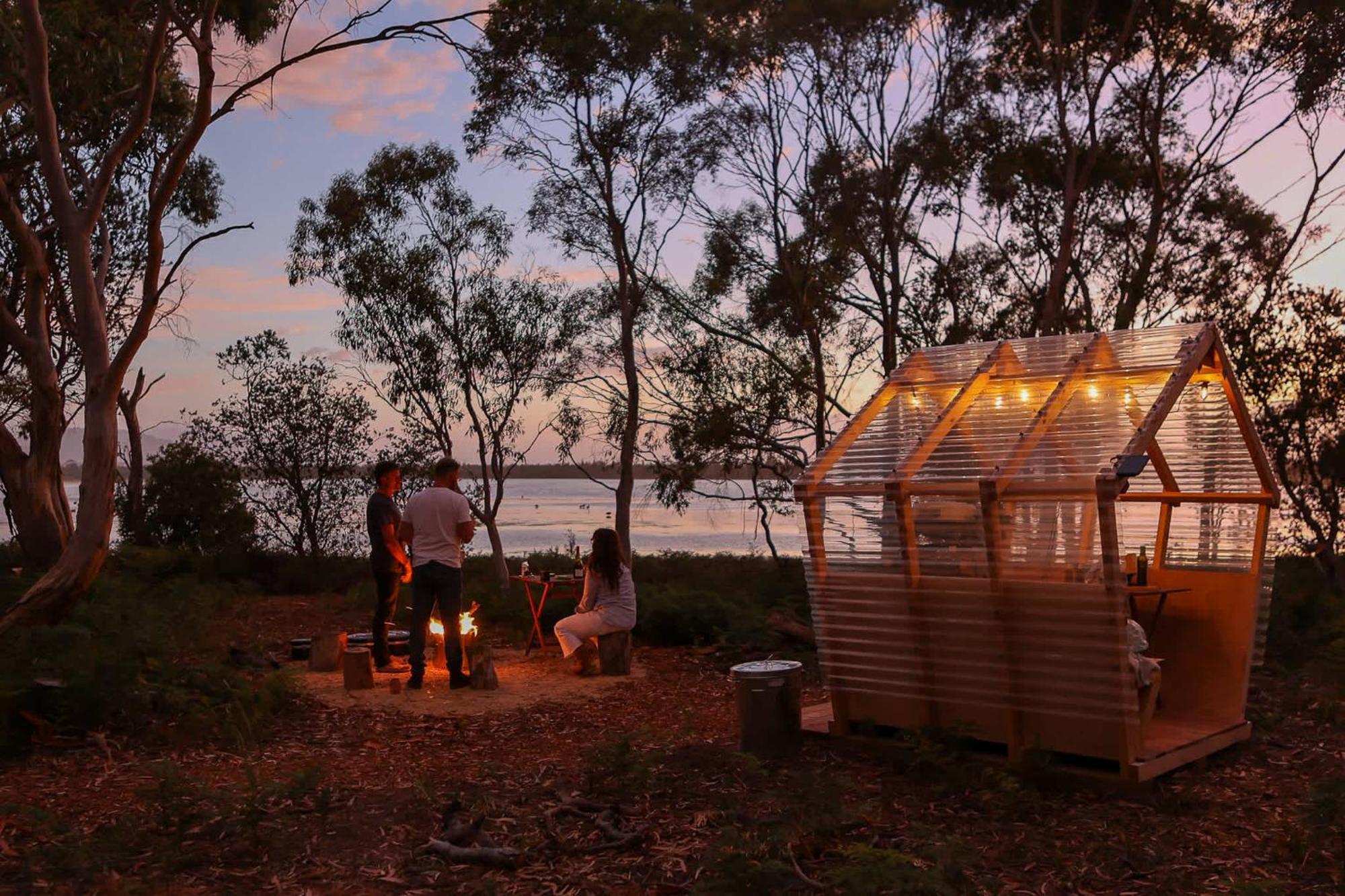 ホテル Numie - Freycinet Peninsula - Glamping - Heated - Waterfront コールズ・ベイ エクステリア 写真